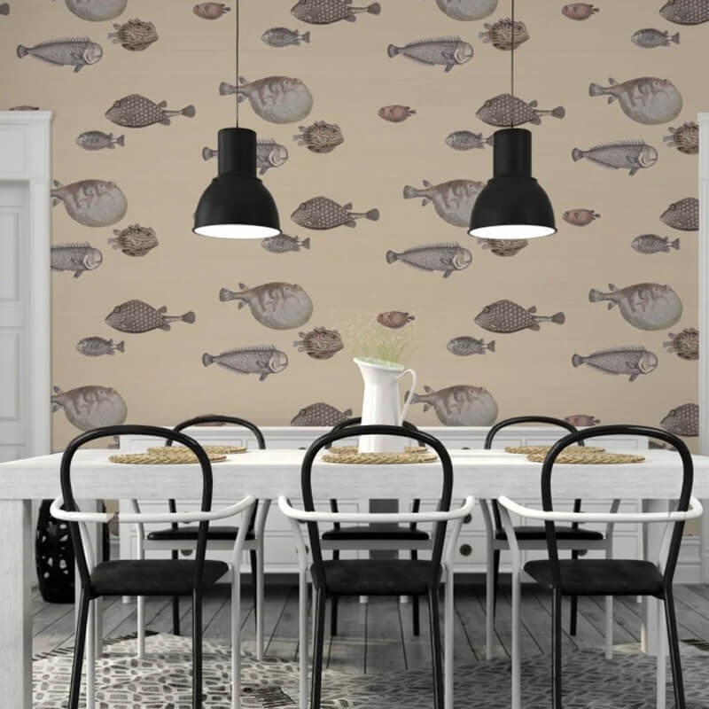 Papier Peint Acquario Collection Fornasetti Senza Tempo Cole