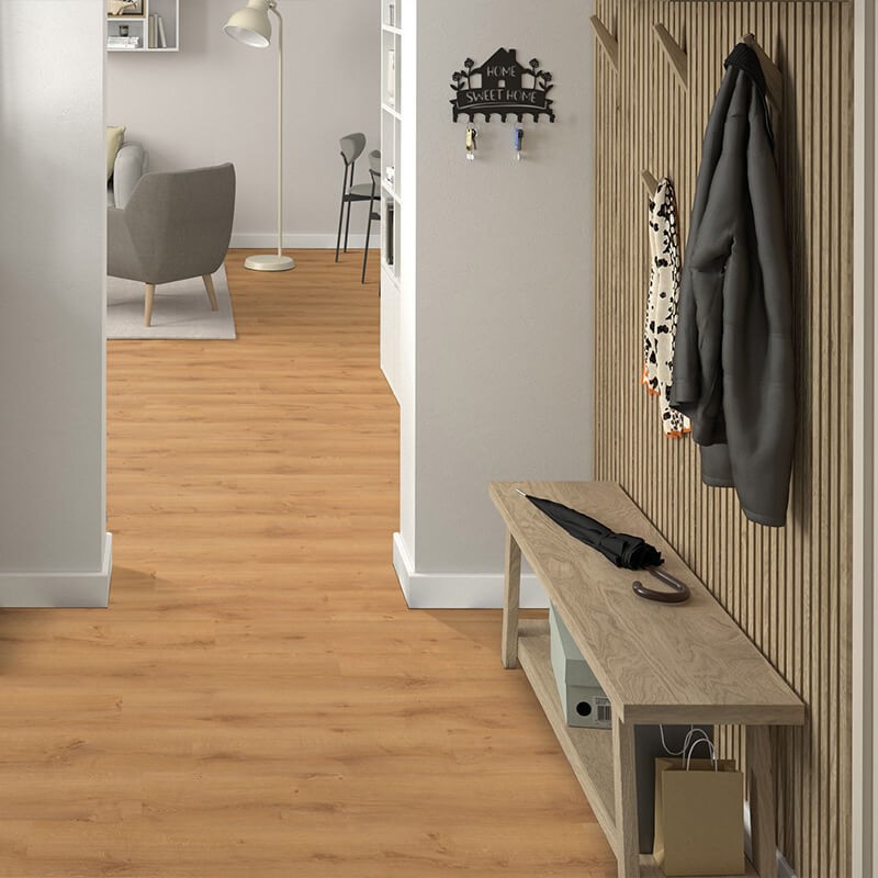 Lame LVT Id Click Ultimate 55 Tarkett 260018033 Rustic Oak Warm Natural