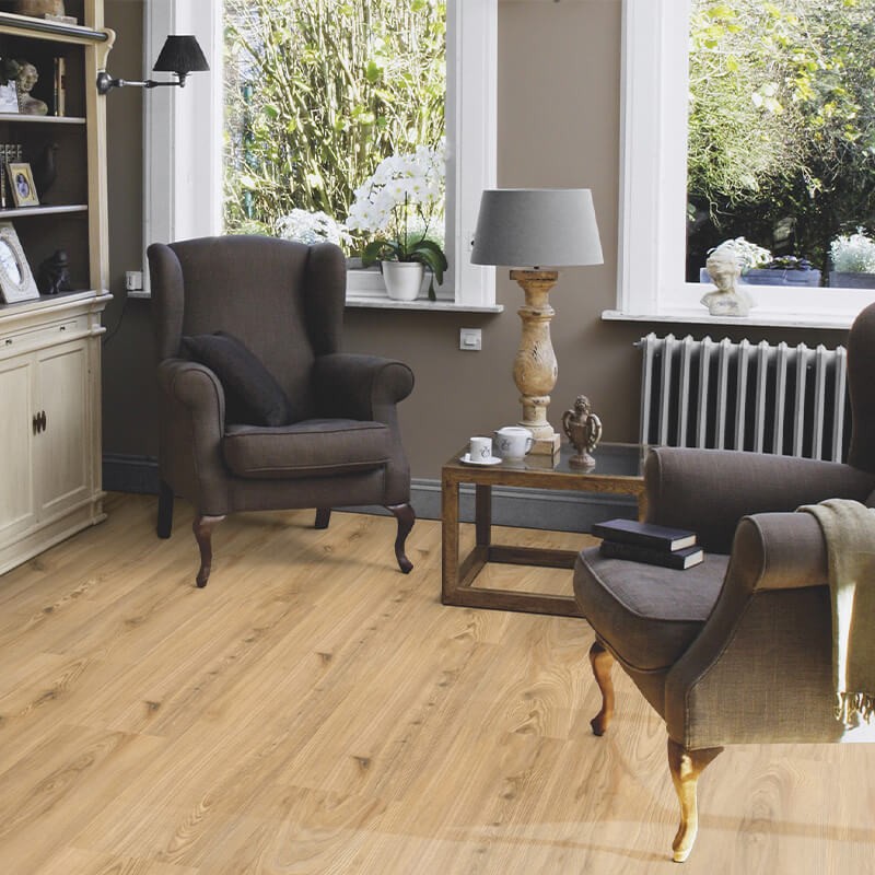 Lame LVT Id click ultimate 70 Tarkett 260011042 Brushed Elm Brown Séguret Décoration