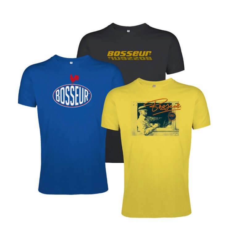 Lot de 3 tee shirt Bosseur dition limit e 2023 taille L S guret D coration